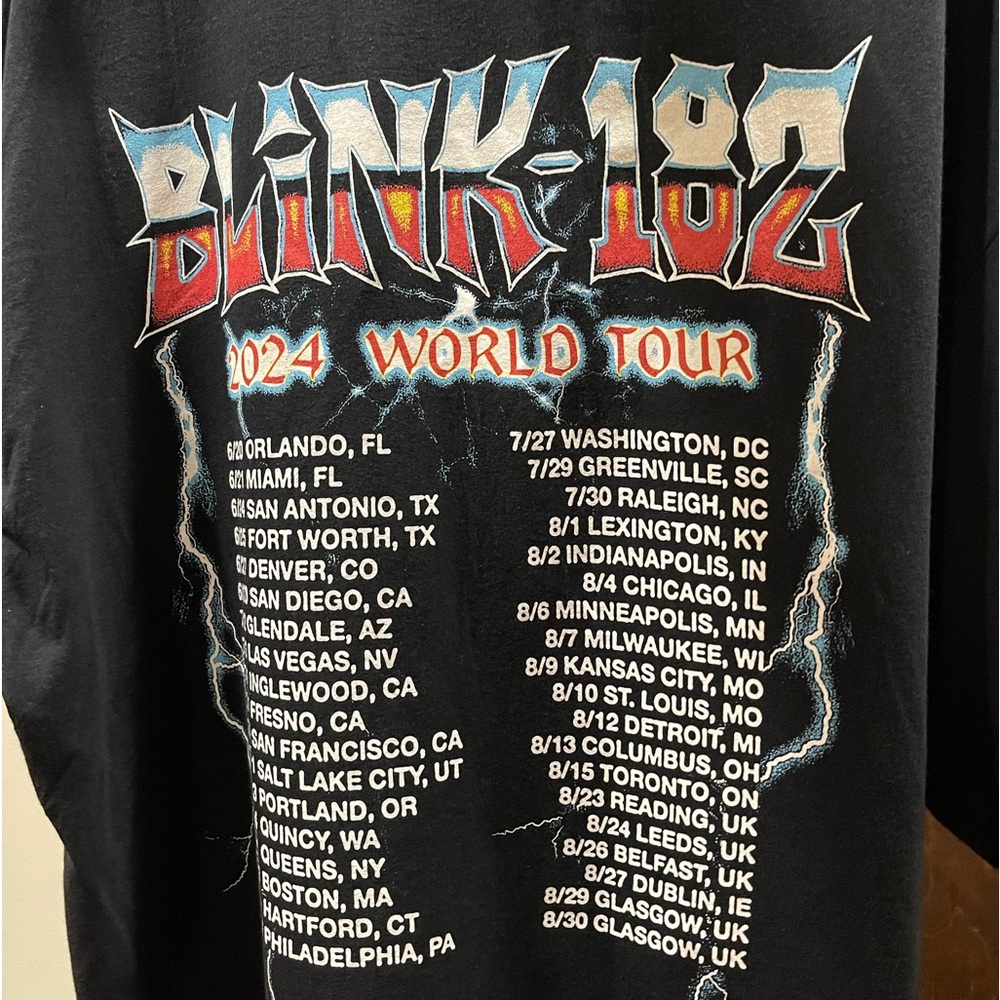Blink-182 Band Tee - Official Tour Merch - Picture 4 of 7